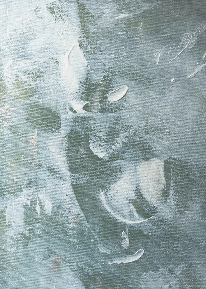 Green and White Acrylic | Canvas