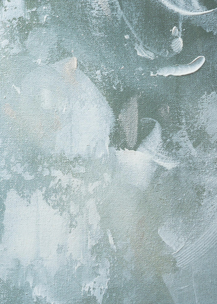 Green and White Acrylic | Canvas