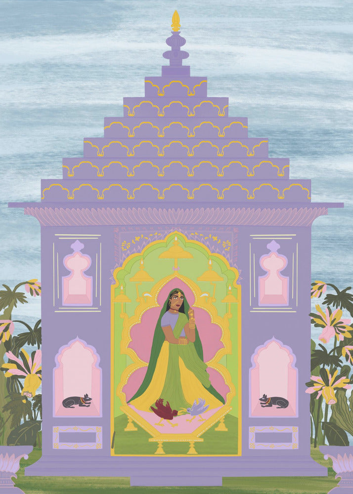 Indian Garden | Canvas