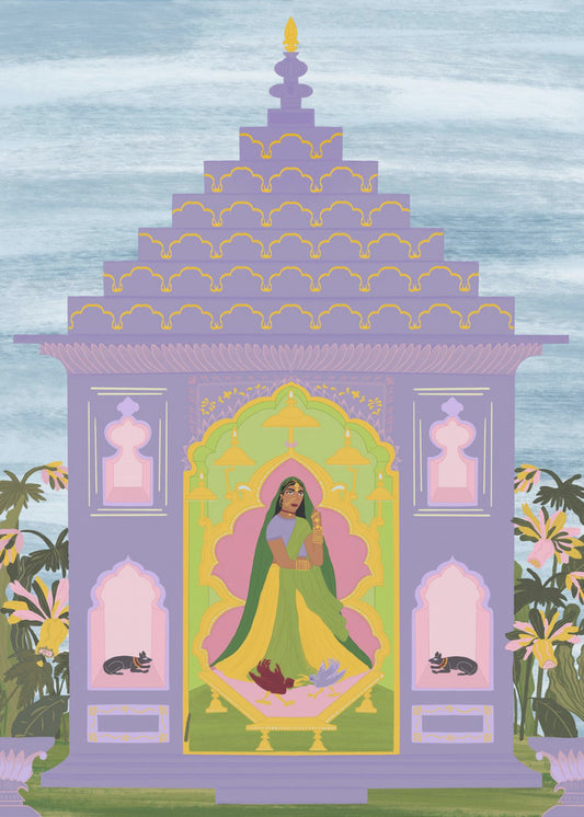 Indian Garden | Canvas