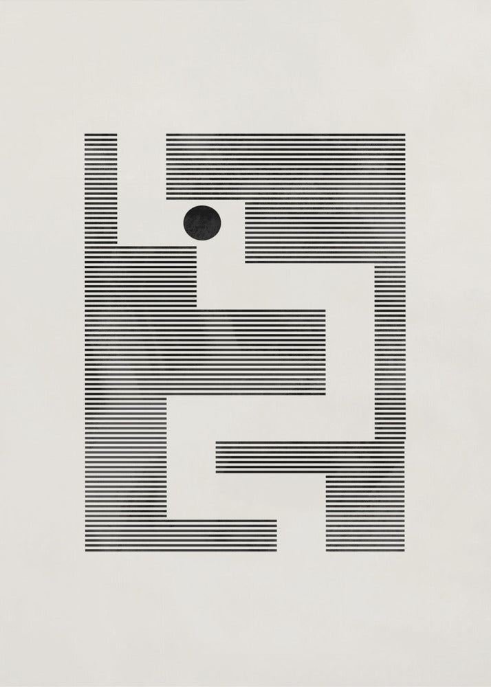 Minimalist maze | Canvas