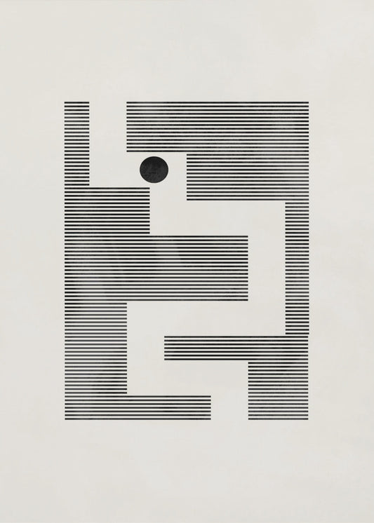 Minimalist maze | Canvas