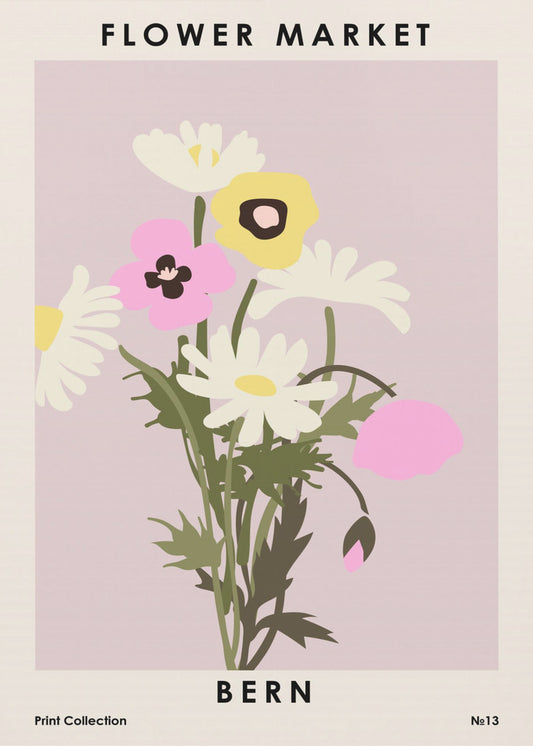 Flower Market Bern | Canvas