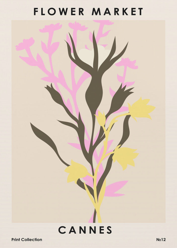 Flower Market Cannes | Canvas