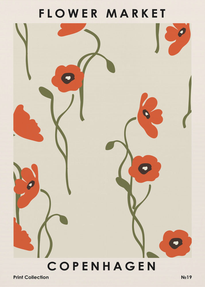 Flower Market Copenhagen | Poster