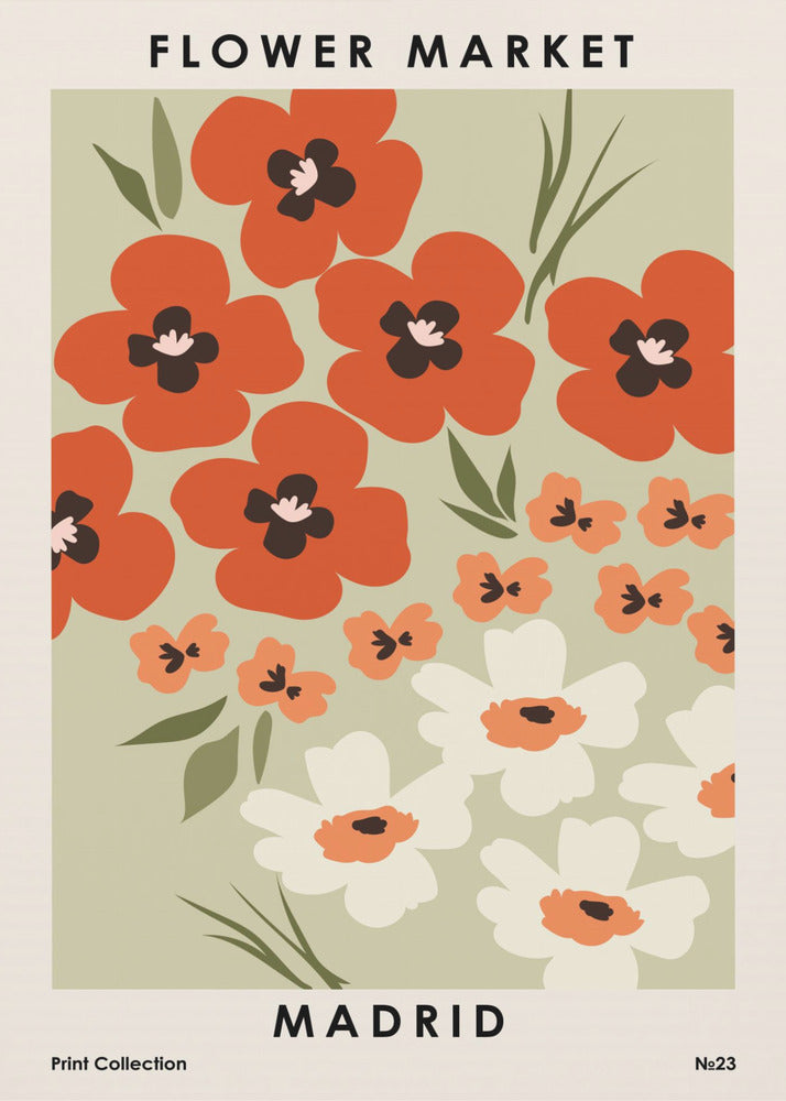 Flower Market Madrid | Poster