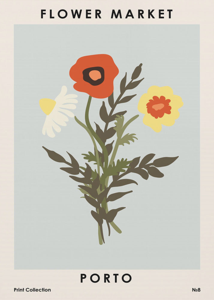 Flower Market Porto | Canvas