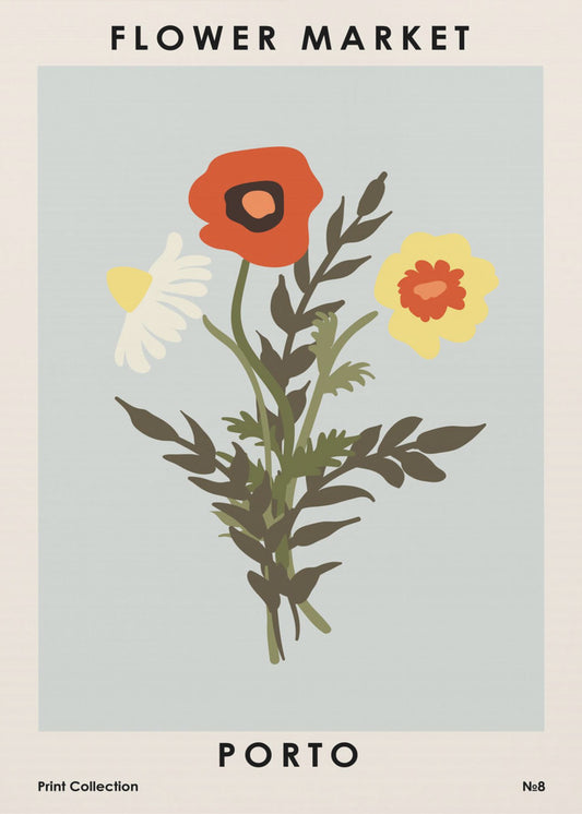 Flower Market Porto | Canvas