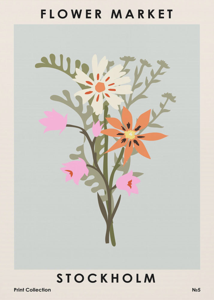 Flower Market Stockholm | Canvas