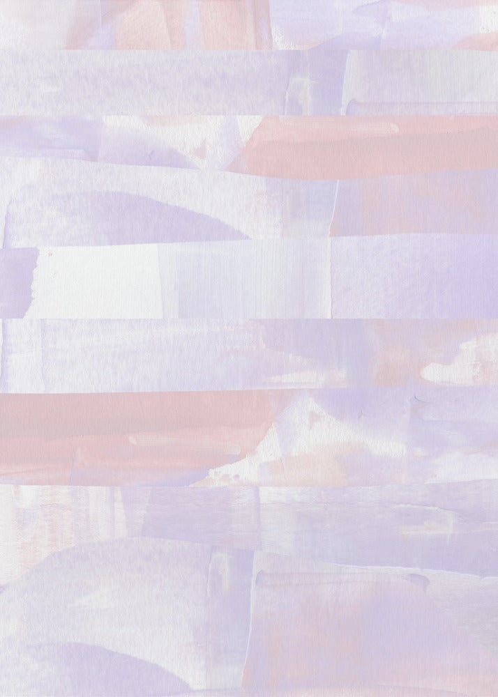 Pastel Hues Of Lavender And Peach | Poster