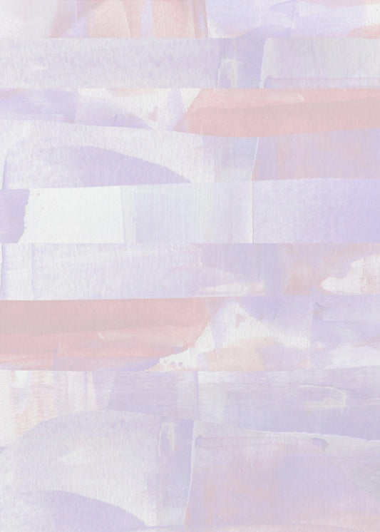 Pastel Hues Of Lavender And Peach | Canvas