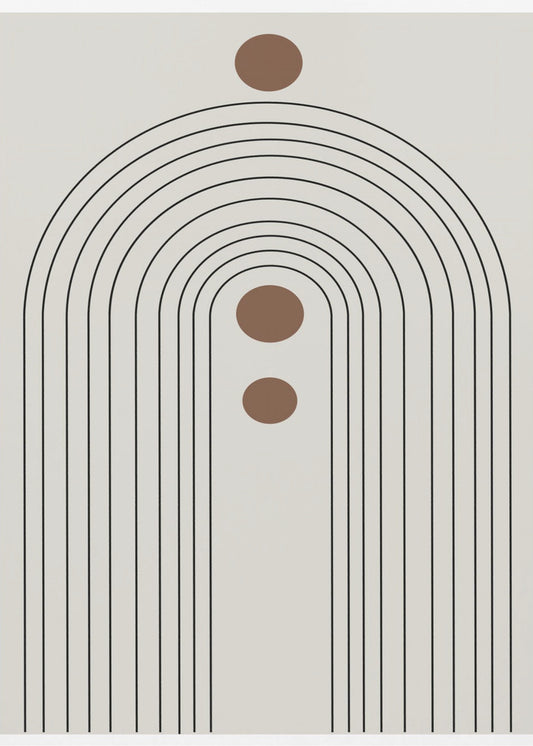 Retro Rainbow Echoes | Poster