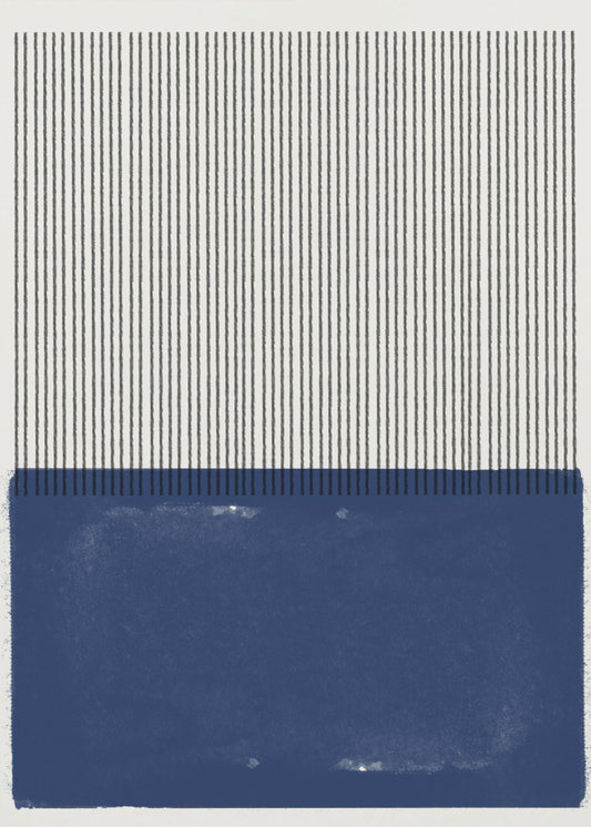 Blue Line Harmony | Poster