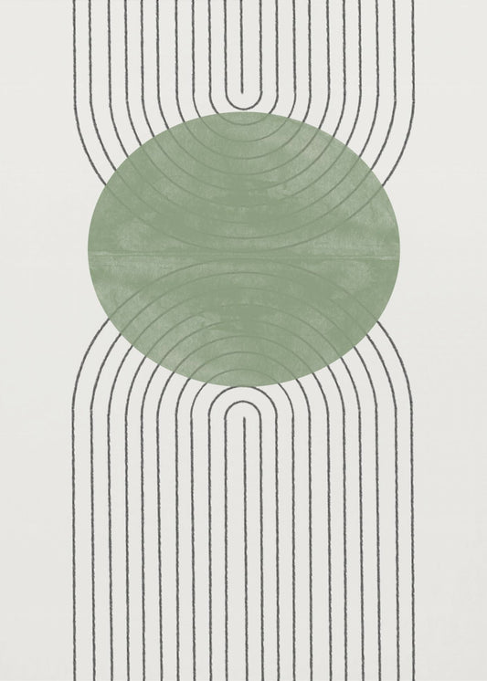 Green Harmony Flow | Poster