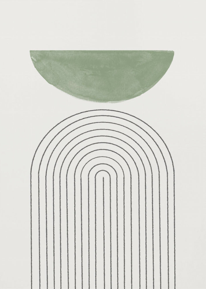 Curved Harmony | Canvas