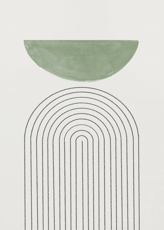 Curved Harmony | Canvas