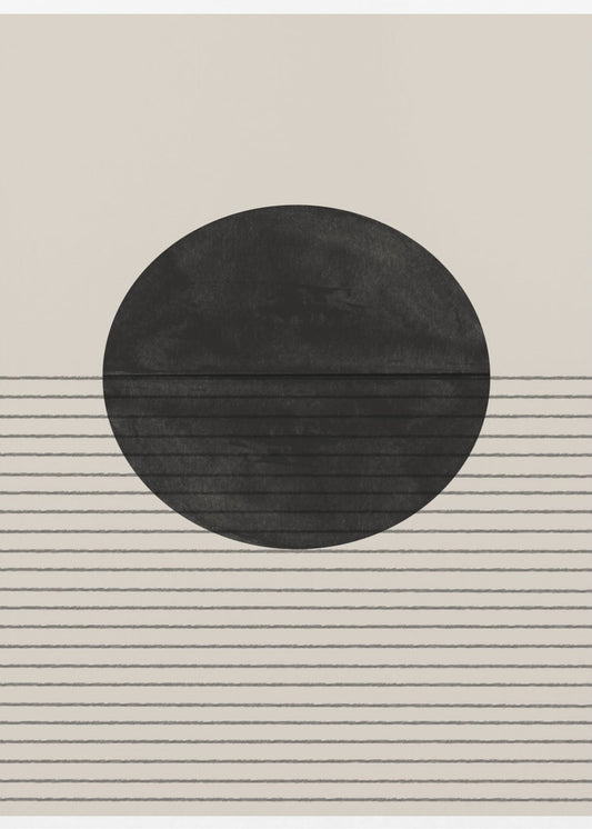 Monochrome Horizon | Canvas