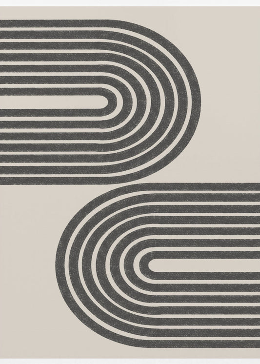 Curved Lines Dance | Poster