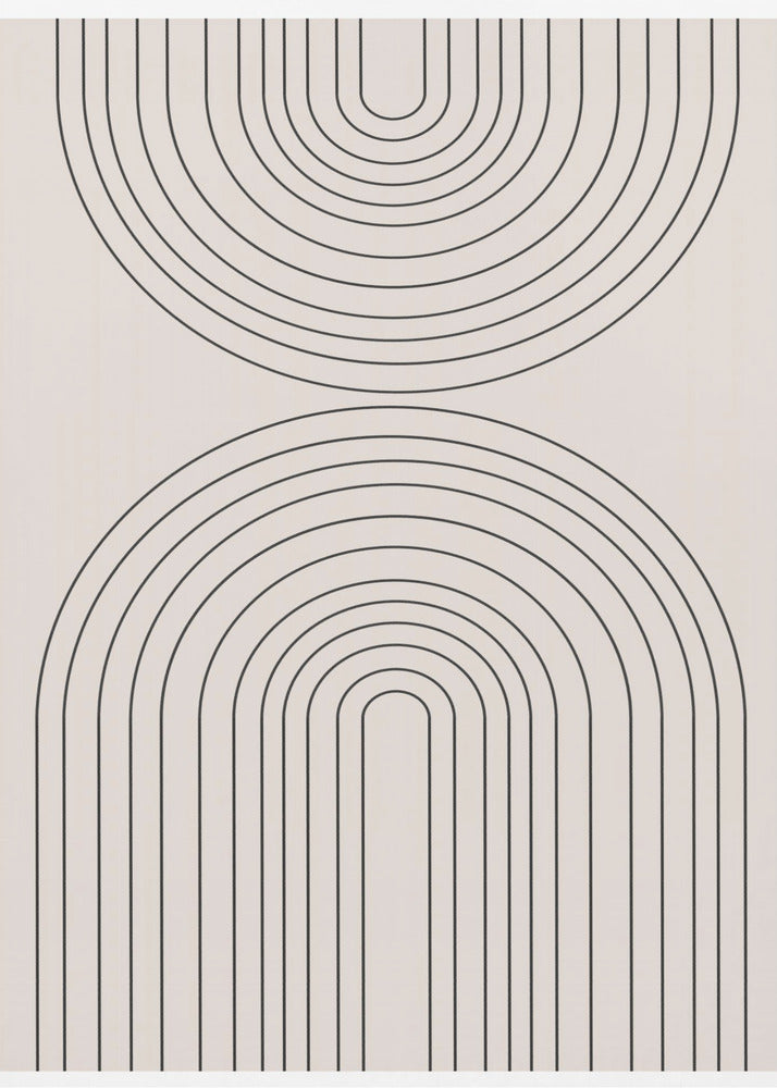 Curved Symmetry | Canvas