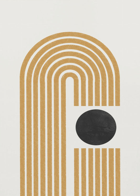 Golden Echo Paths | Poster