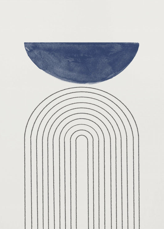 Curved Serenity | Poster