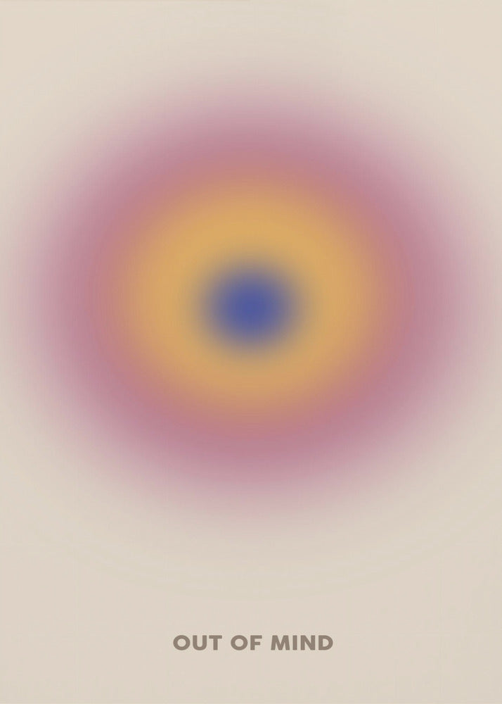 Colorful Concentric Glow | Poster