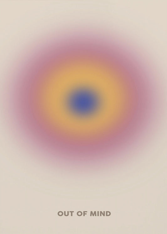 Colorful Concentric Glow | Canvas