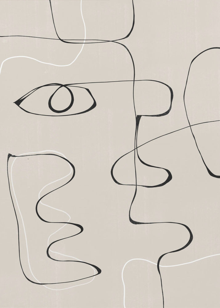 Abstract Facescape | Canvas