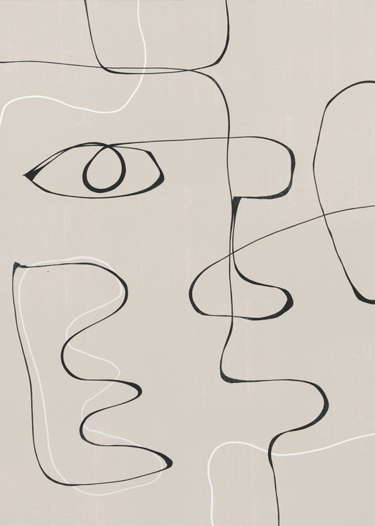 Abstract Facescape | Canvas