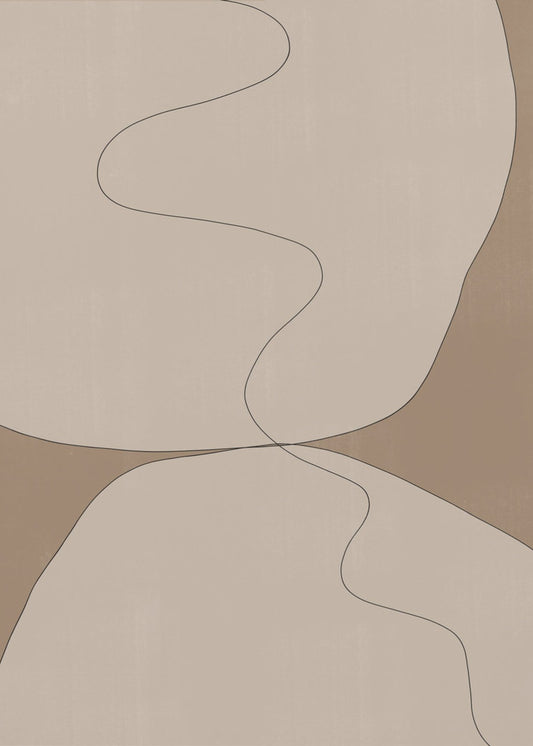 Curves of Serenity | Canvas