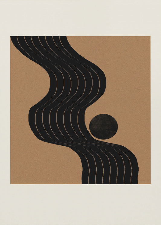 Curved Path Harmony | Canvas