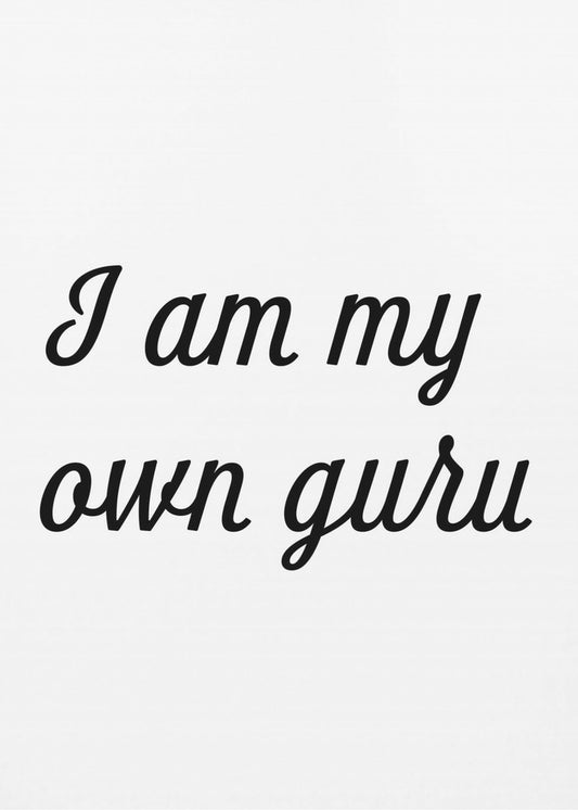 I am my own guru | Canvas
