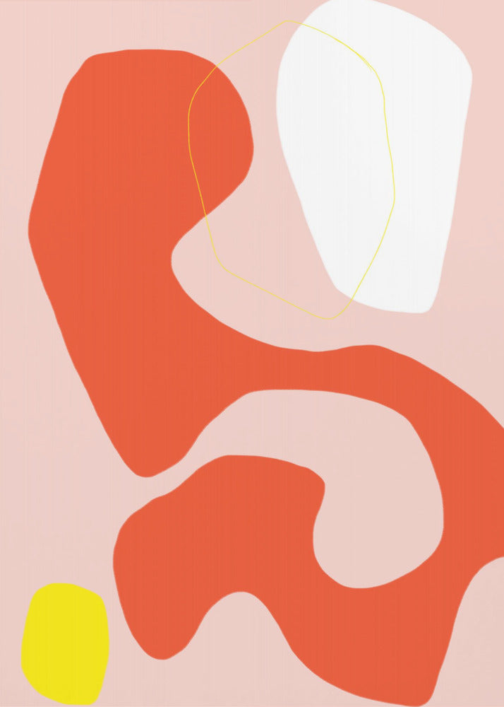 Abstract Curves Dance | Canvas