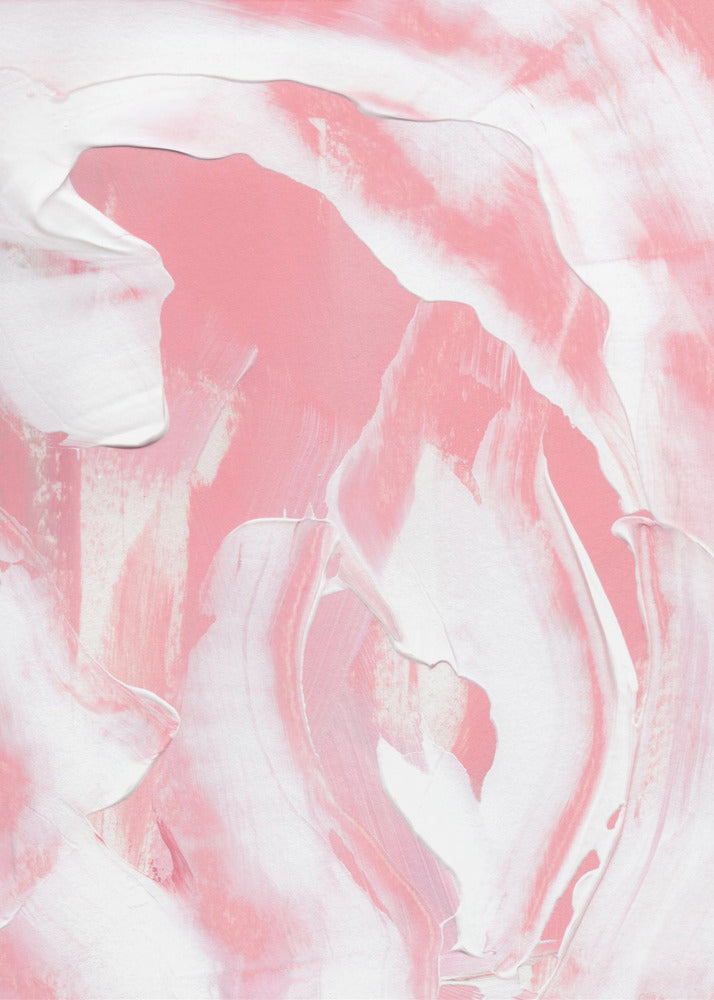 Harmonious Blend Of Pink And White Hues | Canvas