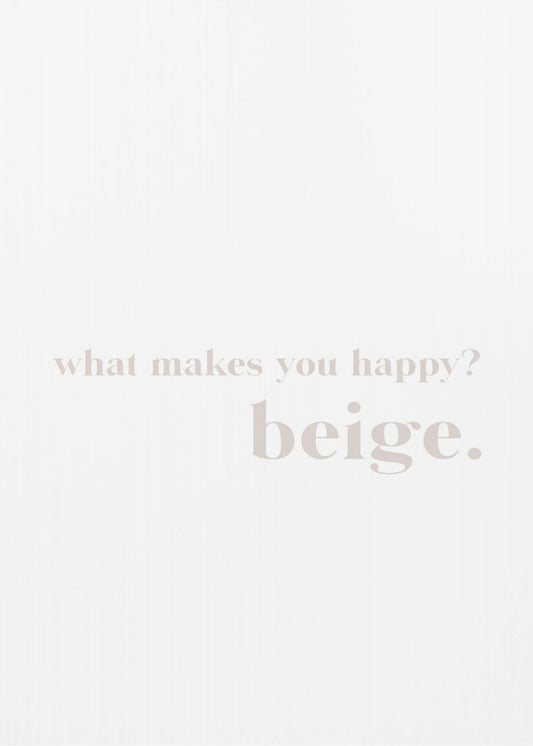 Beige Bliss Inquiry | Canvas