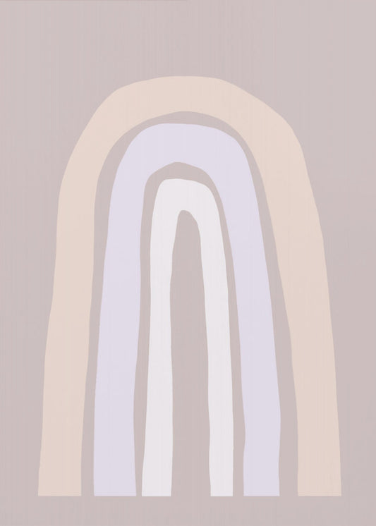 Soft Pastel Tones And Organic Shapes | Canvas