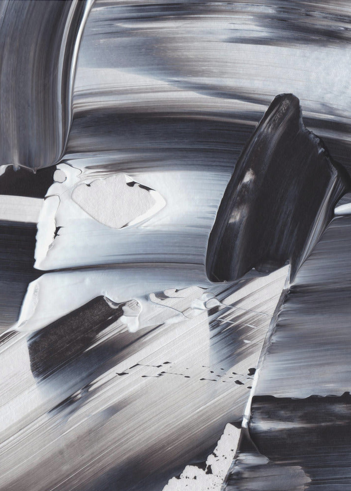 Monochrome Waves | Canvas