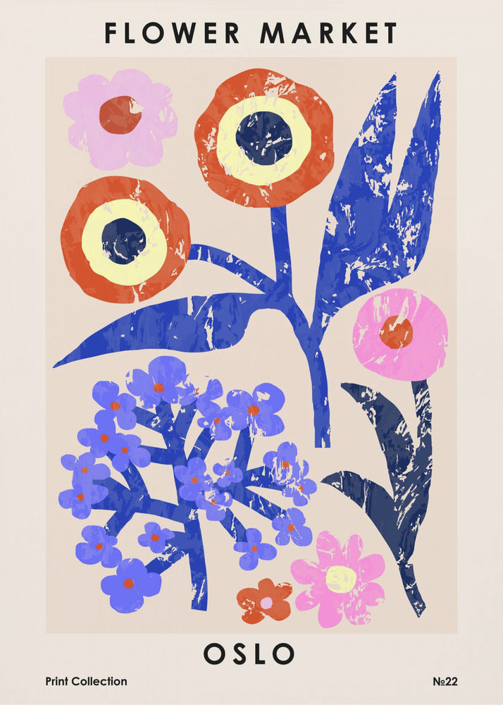 Flower Market. Oslo | Canvas