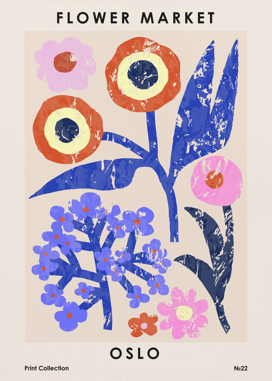 Flower Market. Oslo | Canvas