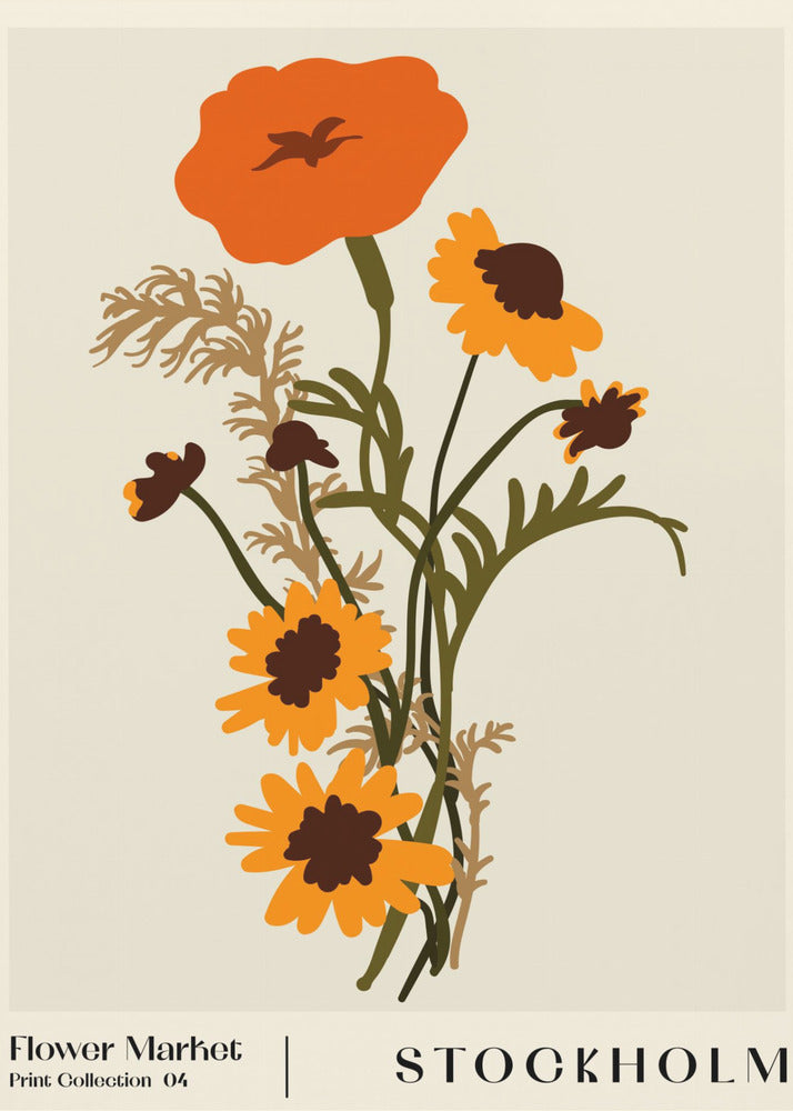 Flower Market. Stockholm | Canvas