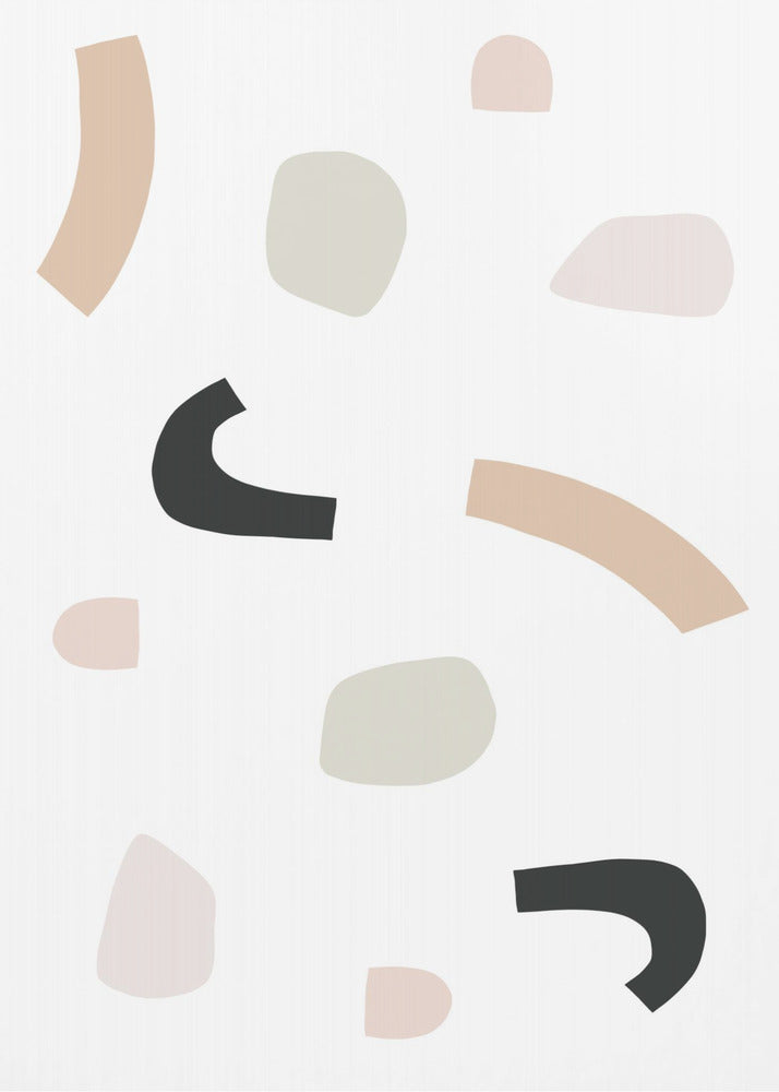 Organic Shapes and Neutral Tones | Canvas