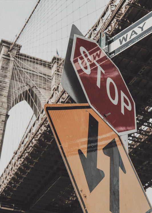 Brooklyn Bridge Stop | Canvas