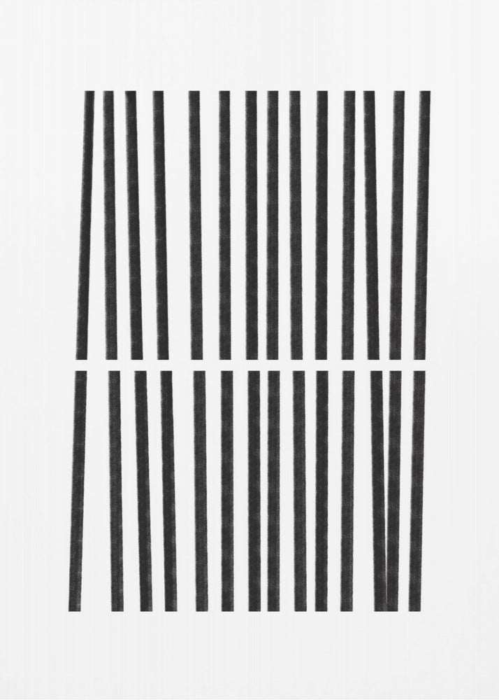 Parallel Black Lines | Canvas