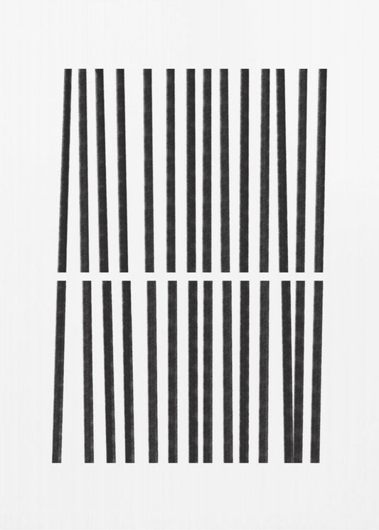 Parallel Black Lines | Canvas