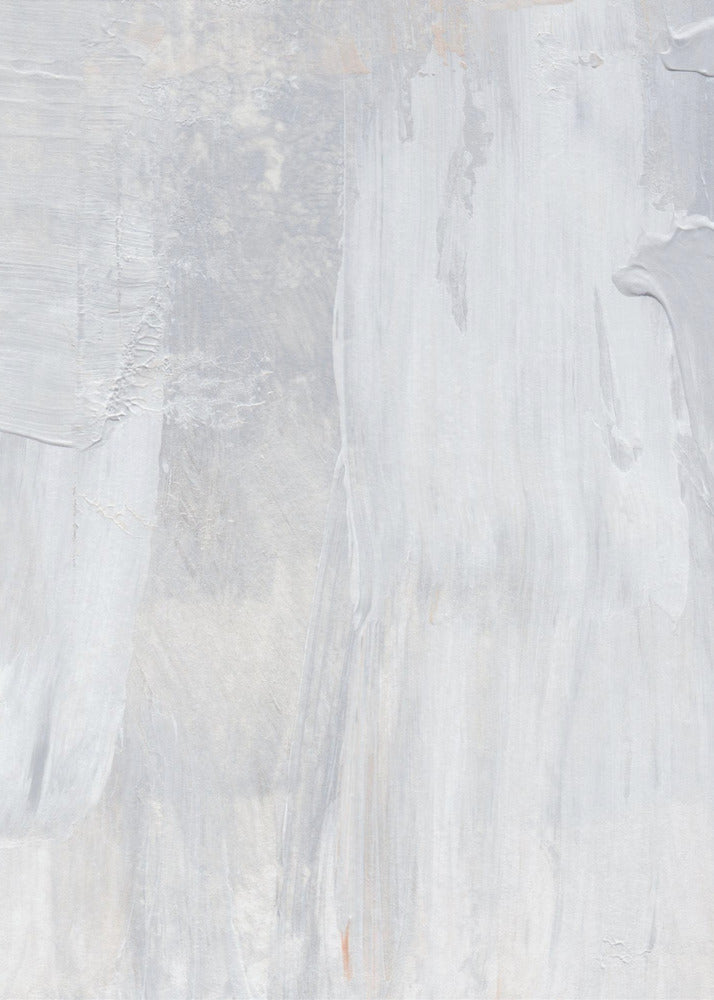 Soft Muted Gray Brushstrokes | Canvas