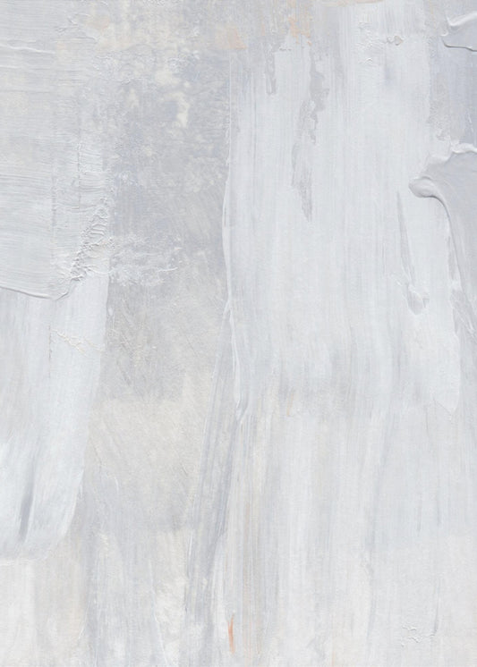 Soft Muted Gray Brushstrokes | Canvas