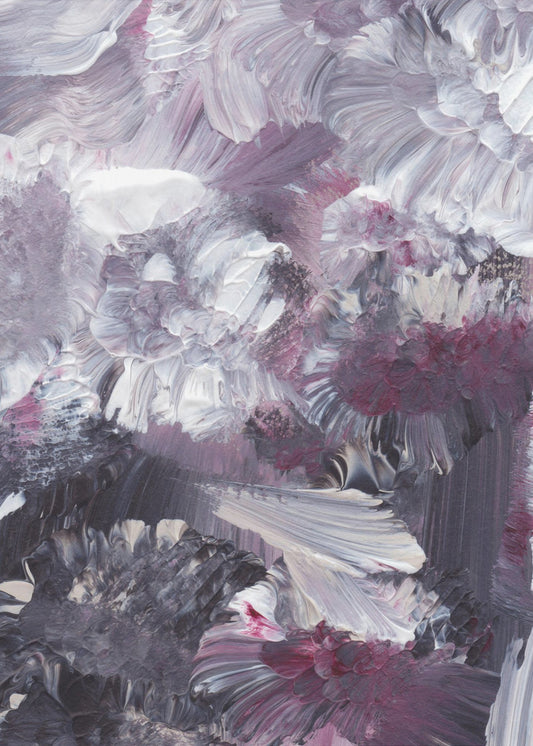 Floral Expressionist Brushstrokes | Canvas