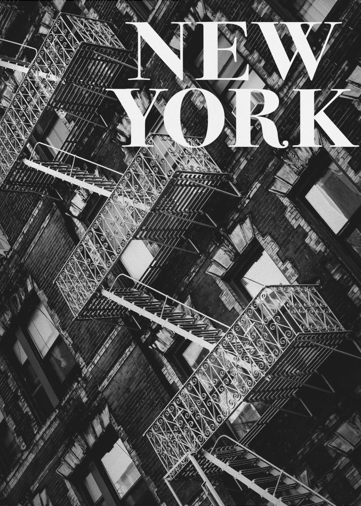 NYC Fire Escapes | Poster