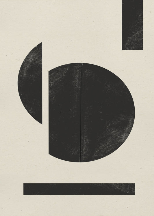 Geometric Contrast | Canvas