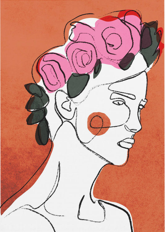 Floral Contemplation | Poster